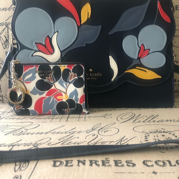 Quilted Holland Blue Kate Spade Clutches Sold - Picture 4 of 8